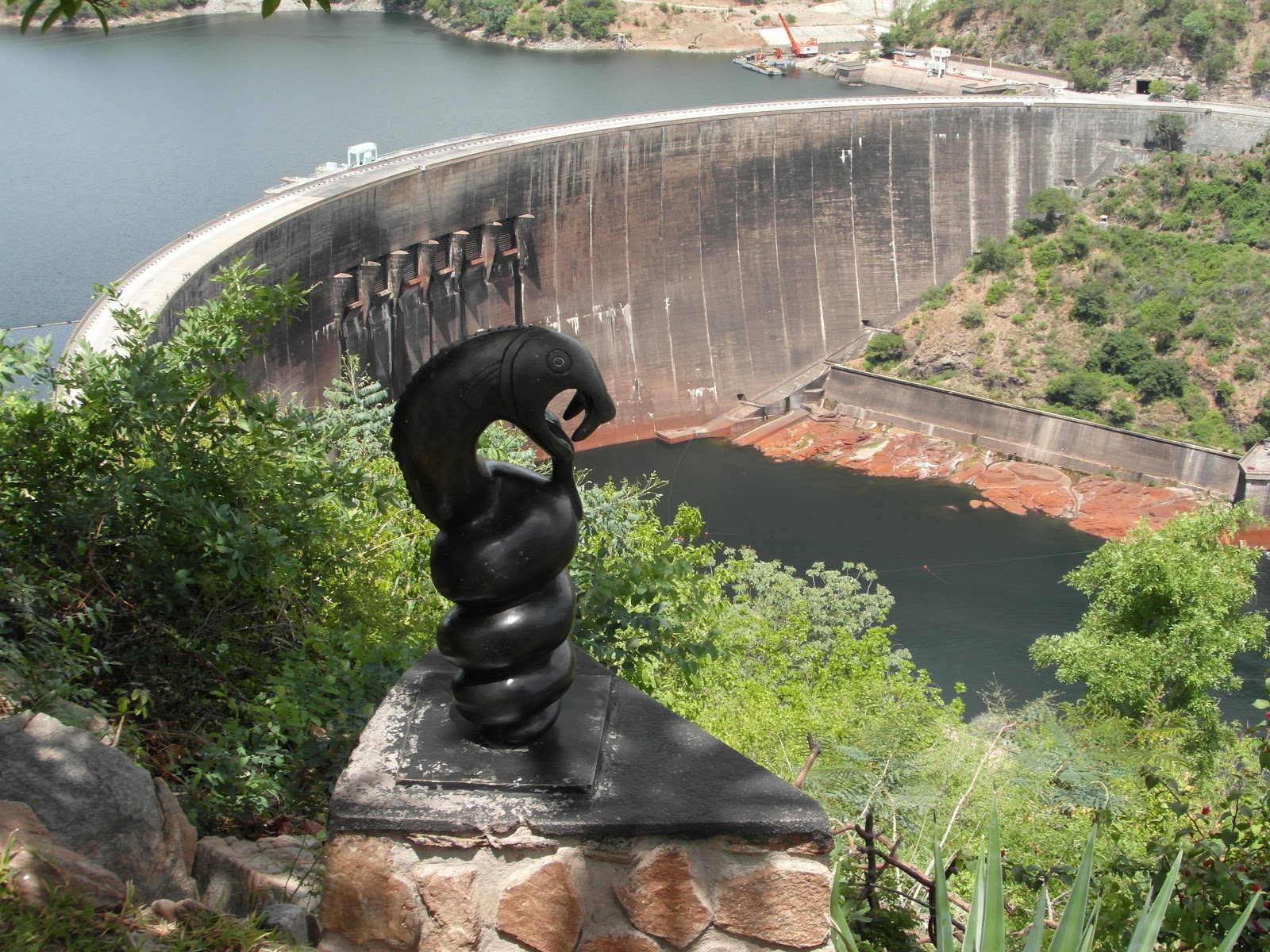 Kariba Dam tegenwoordig Zimbabwe Lake Kariba