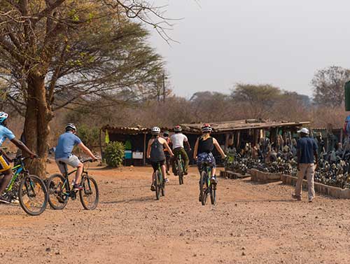 fiets tour Victoria Falls Zimbabwe Victoria Falls Zimbabwe